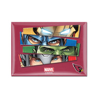 Arizona Cardinals / Marvel (C) 2021 Marvel Metal Magnet 2.5" x 3.5"