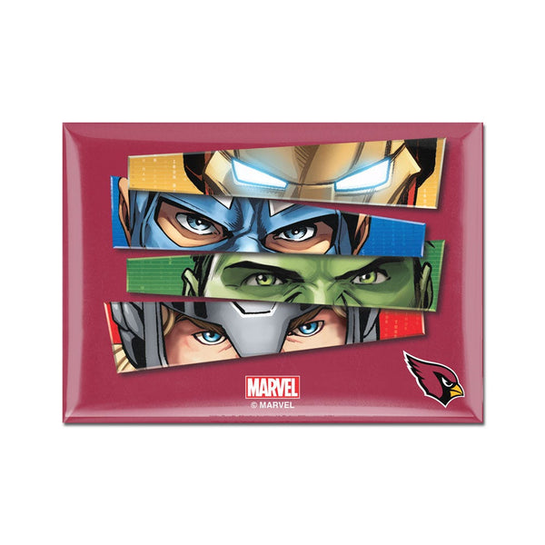 Arizona Cardinals / Marvel (C) 2021 Marvel Metal Magnet 2.5" x 3.5"