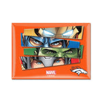 Denver Broncos / Marvel (C) 2021 Marvel Metal Magnet 2.5" x 3.5"
