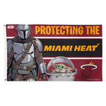 Miami Heat / Star Wars Mandalorian Flag - Deluxe 3' X 5'