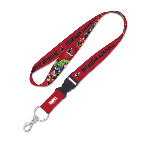 Atlanta Falcons / Marvel (C) 2021 Marvel Lanyard w/detachable buckle 1"