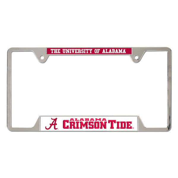Alabama Crimson Tide Metal License Plate Frame