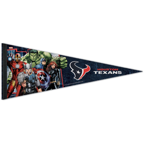 Houston Texans / Marvel (C) 2024 MARVEL Premium Pennant 12" x 30"