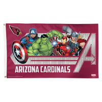 Arizona Cardinals / Marvel (C) 2021 Marvel Flag - Deluxe 3' X 5'