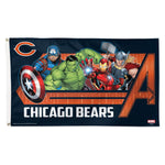 Chicago Bears / Marvel (C) 2021 Marvel Flag - Deluxe 3' X 5'