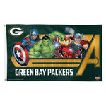 Green Bay Packers / Marvel (C) 2021 Marvel Flag - Deluxe 3' X 5'