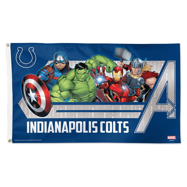 Indianapolis Colts / Marvel (C) 2021 Marvel Flag - Deluxe 3' X 5'