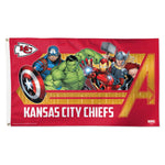 Kansas City Chiefs / Marvel (C) 2021 Marvel Flag - Deluxe 3' X 5'