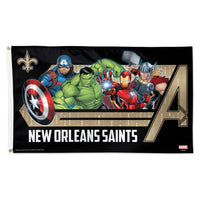 New Orleans Saints / Marvel (C) 2021 Marvel Flag - Deluxe 3' X 5'