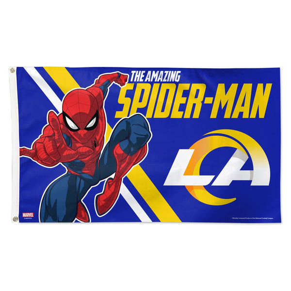 Los Angeles Rams / Marvel (C) 2021 Marvel Flag - Deluxe 3' X 5'