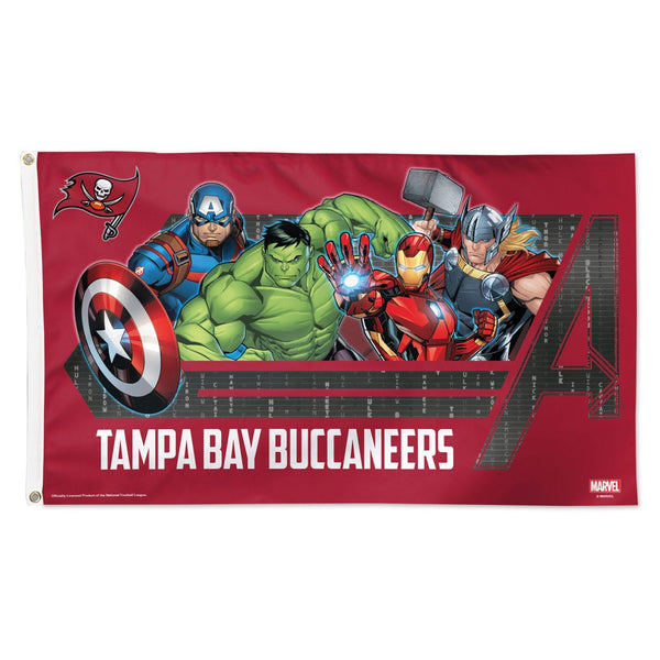 Tampa Bay Buccaneers / Marvel (C) 2021 Marvel Flag - Deluxe 3' X 5'
