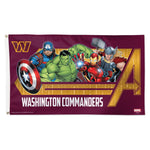 Washington Commanders / Marvel (C) 2022 Marvel Flag - Deluxe 3' X 5'