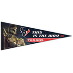 Houston Texans / Star Wars MANDALORIAN Premium Pennant 12" x 30"