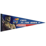 Wholesale-Kansas Jayhawks / Star Wars MANDALORIAN Premium Pennant 12" x 30"