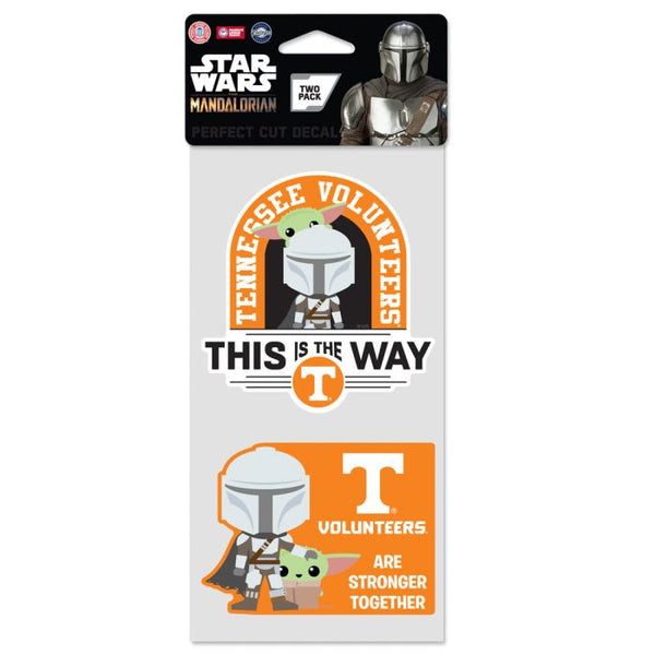 Wholesale-Tennessee Volunteers / Star Wars Mandalorian Perfect Cut Decal Set of two 4"x4"