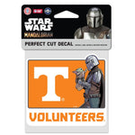 Wholesale-Tennessee Volunteers / Star Wars Mandalorian Perfect Cut Color Decal 4" x 4"