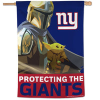 New York Giants / Star Wars Mandalorian Vertical Flag 28" x 40"