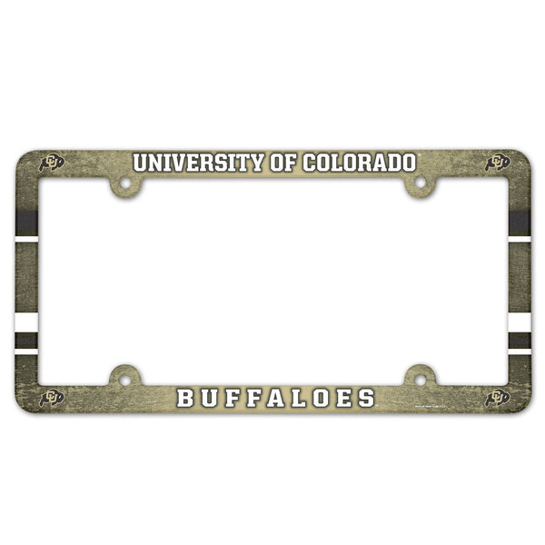 Colorado Buffaloes Lic Plate Frame Full Color