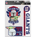 New York Giants / Star Wars Mandalorian Multi Use 3 Fan Pack