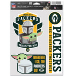 Green Bay Packers / Star Wars Mandalorian Multi Use 3 Fan Pack