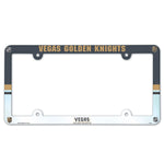 Vegas Golden Knights Lic Plate Frame Full Color