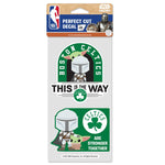 Boston Celtics / Star Wars Mandalorian Perfect Cut Decal Set of two 4"x4"
