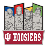 Indiana Hoosiers / Marvel (C) 2021 Marvel Collector Pin Jewelry Card