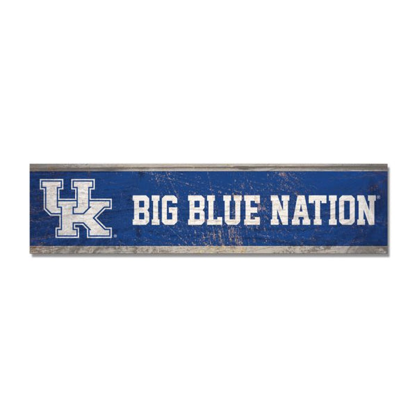 Wholesale-Kentucky Wildcats BIG BLUE NATION Wooden Magnet 1.5" X 6"