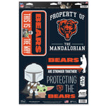 Chicago Bears / Star Wars Mandalorian Multi-Use Decal 11" x 17"