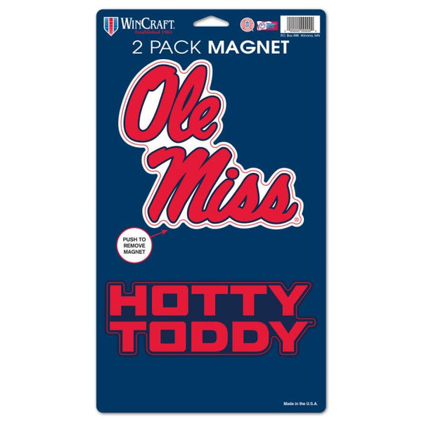 Wholesale-Ole Miss Rebels 2 Pack Magnets 5" x 9"