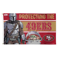 San Francisco 49ers / Star Wars Mandalorian Flag - Deluxe 3' X 5'