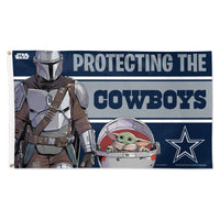Dallas Cowboys / Star Wars Mandalorian Flag - Deluxe 3' X 5'