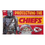 Kansas City Chiefs / Star Wars Mandalorian Flag - Deluxe 3' X 5'