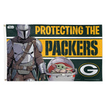 Green Bay Packers / Star Wars Mandalorian Flag - Deluxe 3' X 5'