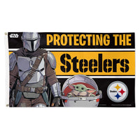 Pittsburgh Steelers / Star Wars Mandalorian Flag - Deluxe 3' X 5'