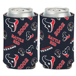 Houston Texans SCATTER PRINT Can Cooler 12 oz.