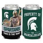 Wholesale-Michigan State Spartans / Star Wars MANDALORIAN Can Cooler 12 oz.