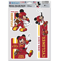 Iowa State Cyclones / Disney MICKEY MOUSE FOOTBALL Multi Use 3 Fan Pack