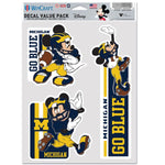 Wholesale-Michigan Wolverines / Disney MICKEY MOUSE FOOTBALL Multi Use 3 Fan Pack