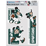 Wholesale-Michigan State Spartans / Disney MICKEY MOUSE FOOTBALL Multi Use 3 Fan Pack