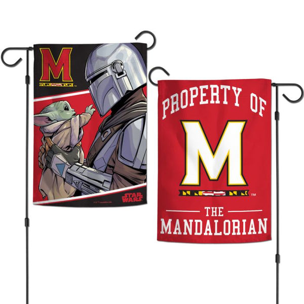 Wholesale-Maryland Terrapins / Star Wars MANDALORIAN Garden Flags 2 sided 12.5" x 18"