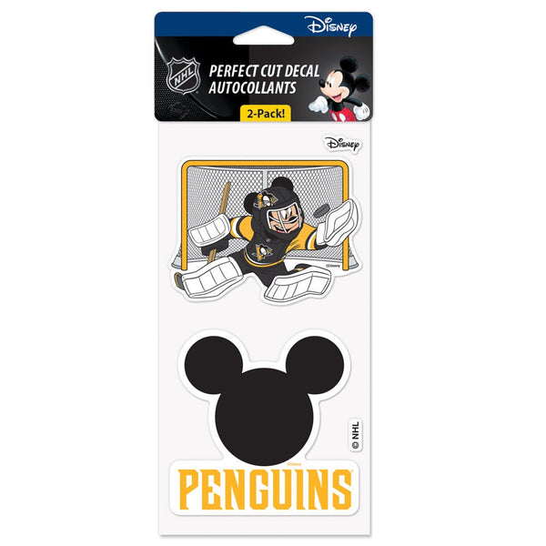 Pittsburgh Penguins / Disney Disney Perfect Cut Decal Set of two 4"x4"