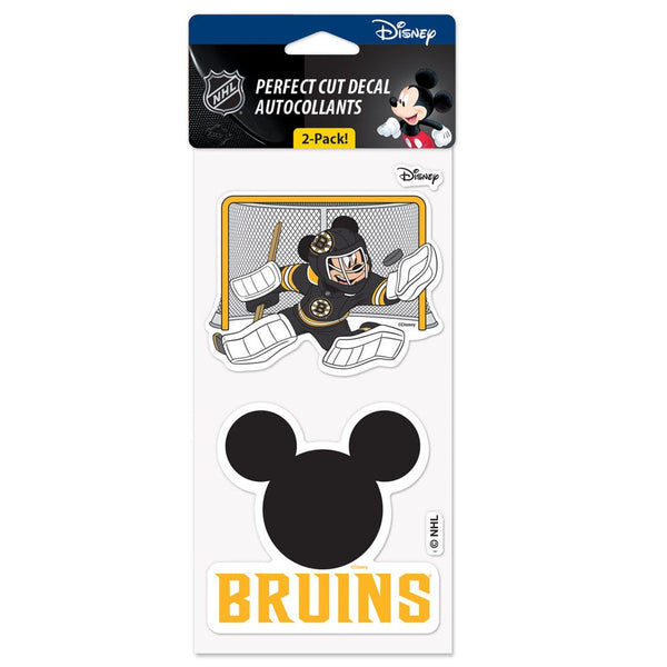 Boston Bruins / Disney Disney Perfect Cut Decal Set of two 4"x4"