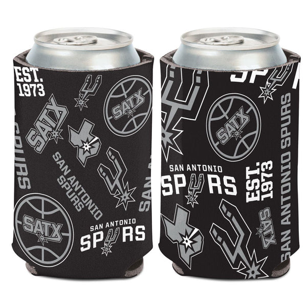 San Antonio Spurs scatter Can Cooler 12 oz.