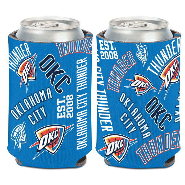 Oklahoma City Thunder scatter Can Cooler 12 oz.