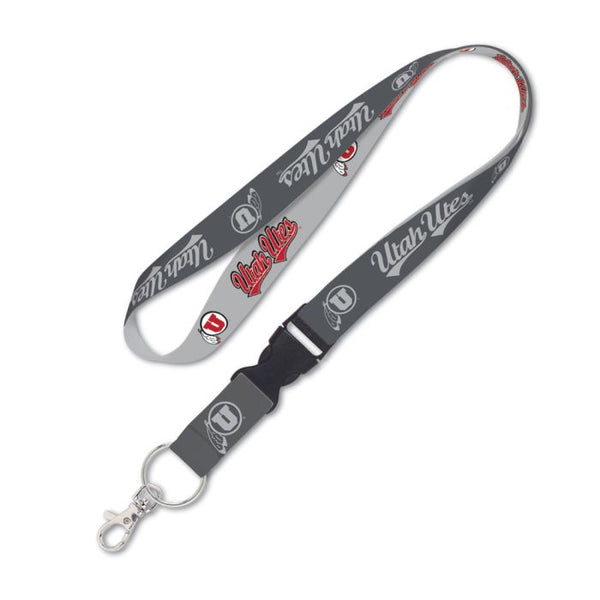 Wholesale-Utah Utes Lanyard w/detachable buckle 1"