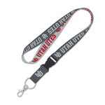 Utah Utes Lanyard w/detachable buckle 1"