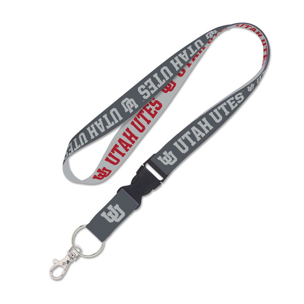 Utah Utes Lanyard w/detachable buckle 1"