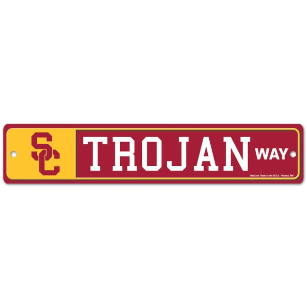 Wholesale-USC Trojans Street / Zone Sign 3.75" x 19"