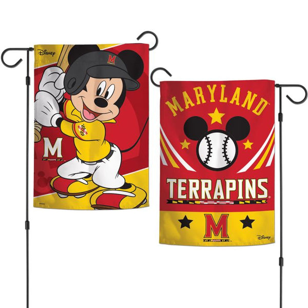 Wholesale-Maryland Terrapins / Disney Garden Flags 2 sided 12.5" x 18"